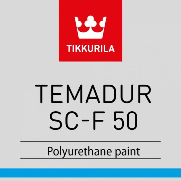 Tikkurila Temadur SC-F 50 poliuretāna krāsa 14.4l RAL 7047 2