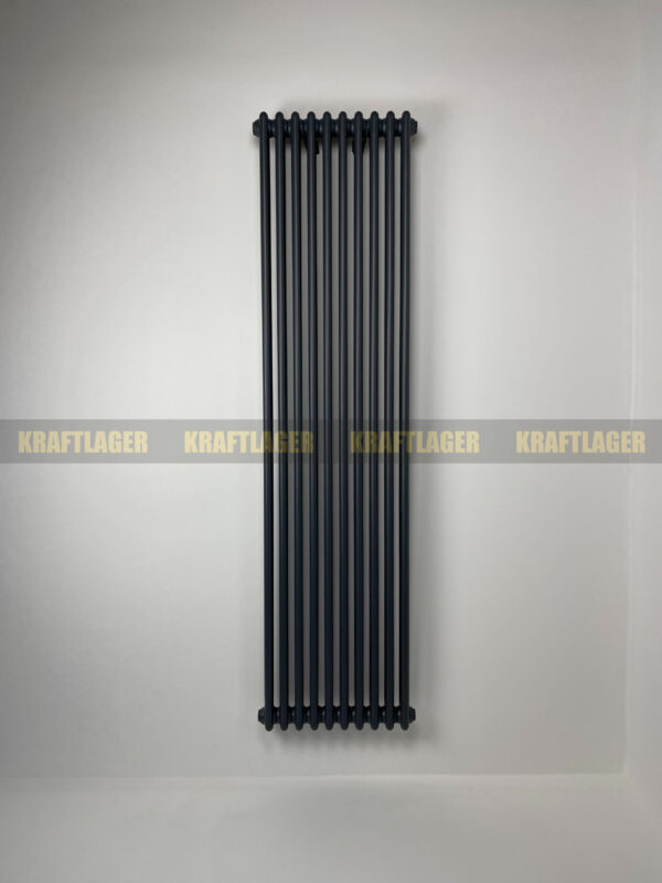 2 kolonnu vertikāls radiators 1800 x 470 mm , krāsa - antracīta