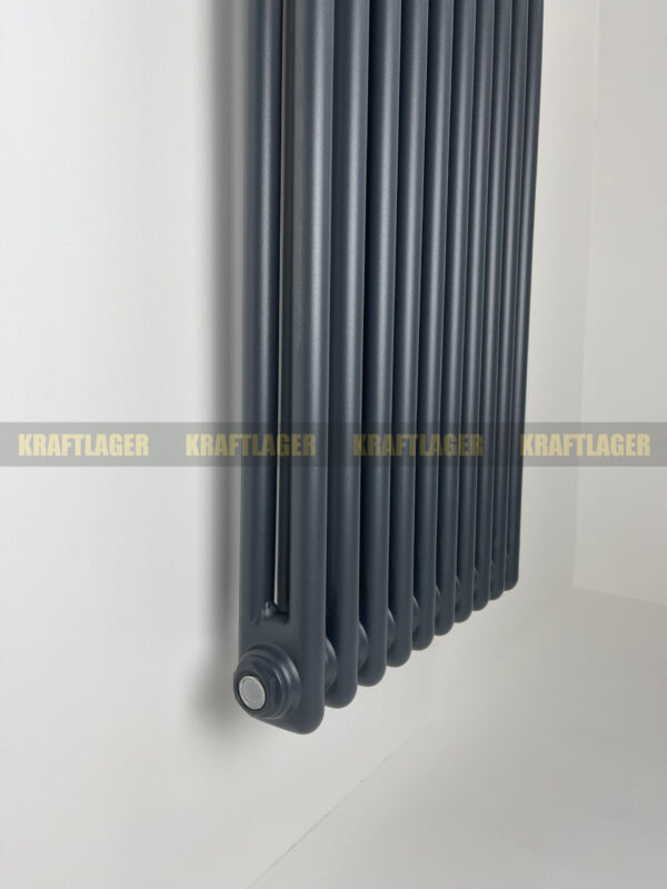 2 kolonnu vertikāls radiators 1800 x 470 mm , krāsa - antracīta - Image 5