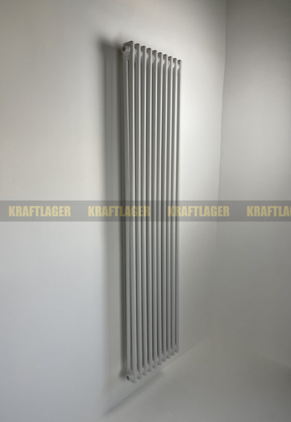 2 kolonnu  vertikāls radiators 1800 x 470 mm, krāsa - balts - Image 5