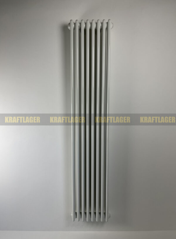 3 kolonnu vertikāls radiators 1800 x 380 mm , krāsa - balts - Image 5