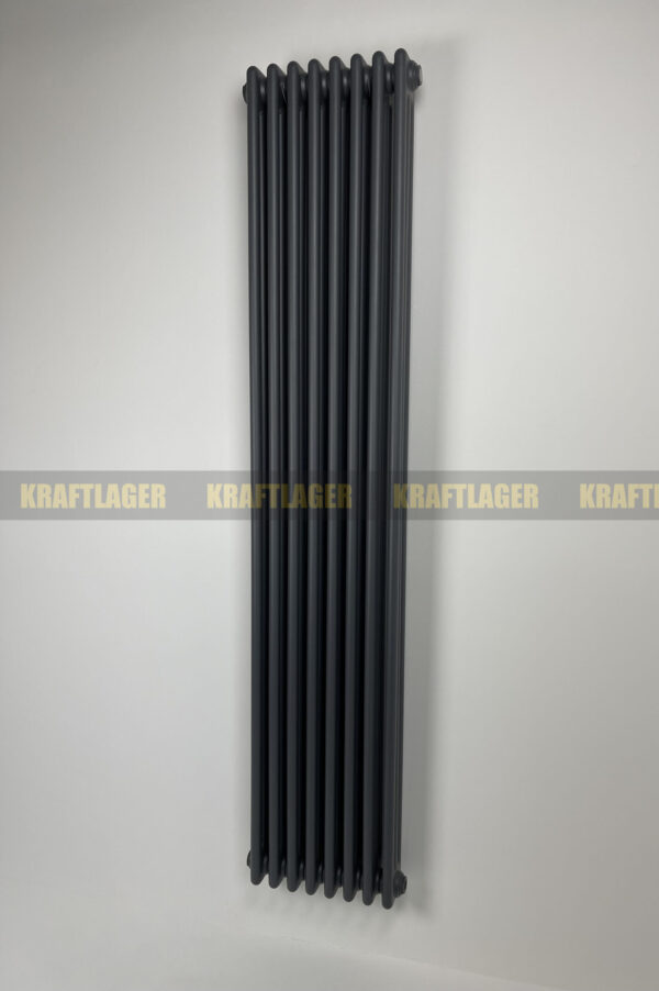 3 kolonnu vertikāls radiators 1800 x 380 mm, krāsa - antracīts - Image 4