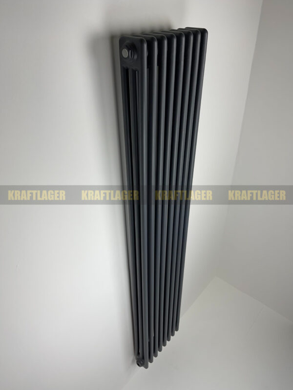 3 kolonnu vertikāls radiators 1800 x 380 mm, krāsa - antracīts - Image 5