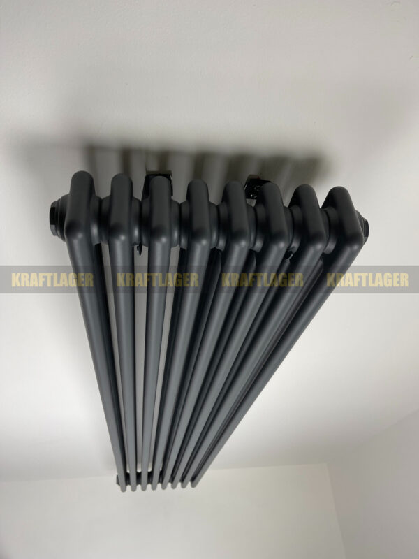 3 kolonnu vertikāls radiators 1800 x 380 mm, krāsa - antracīts - Image 6