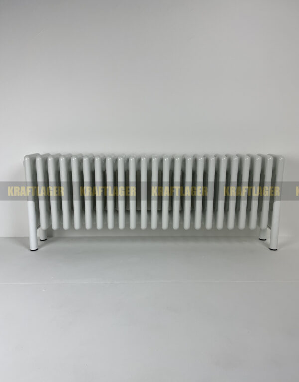 4 kolonnu horizontāls radiators, 300 x 1055 mm, krāsa - balts