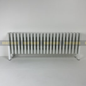 4 kolonnu horizontāls radiators, 300 x 1055 mm, krāsa - balts