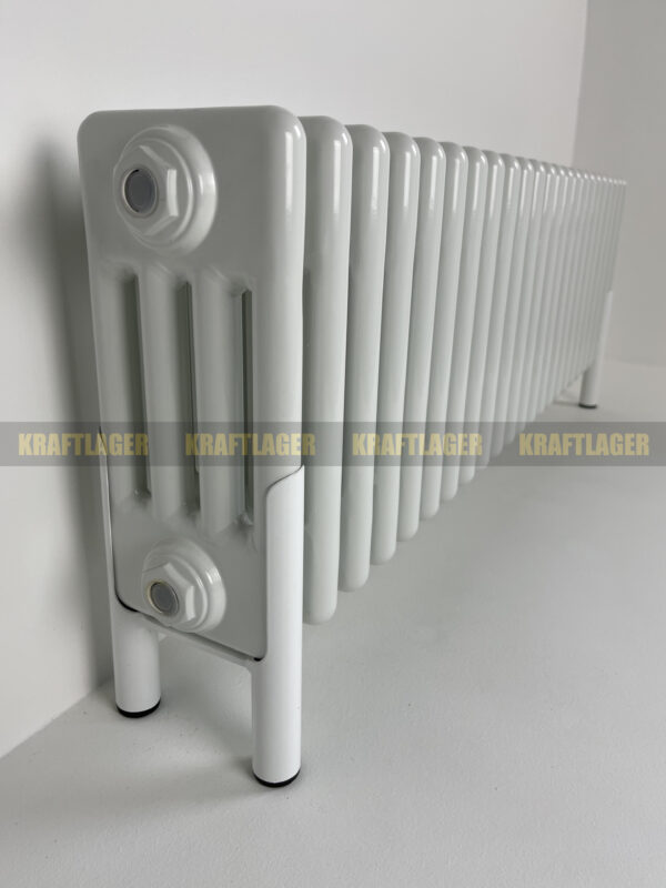 4 kolonnu horizontāls radiators, 300 x 1055 mm, krāsa - balts - Image 4