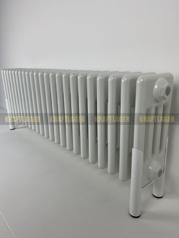 4 kolonnu horizontāls radiators, 300 x 1055 mm, krāsa - balts - Image 5