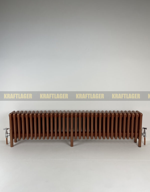 4 kolonnu horizontāls radiators 300 x 1505 mm, krāsa - Antracīta - Image 4