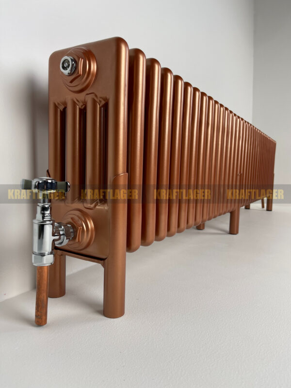 4 kolonnu horizontāls radiators 300 x 1505 mm, krāsa - Antracīta - Image 5