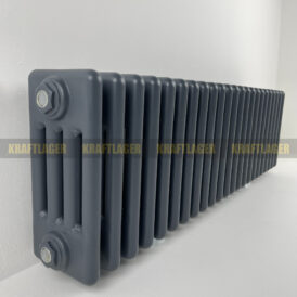 4 kolonnu horizontāls radiators, 300 x 1055 mm, krāsa - Antracīts