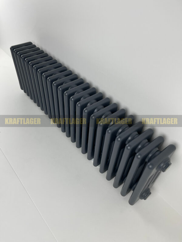 4 kolonnu horizontāls radiators, 300 x 1055 mm, krāsa - Antracīts - Image 4