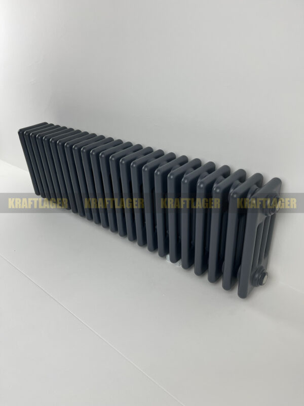 4 kolonnu horizontāls radiators, 300 x 1055 mm, krāsa - Antracīts - Image 5