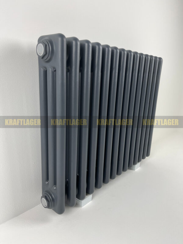 3 kolonnu horizontāls radiators 500 x 650 mm, krāsa - antracīts - Image 3