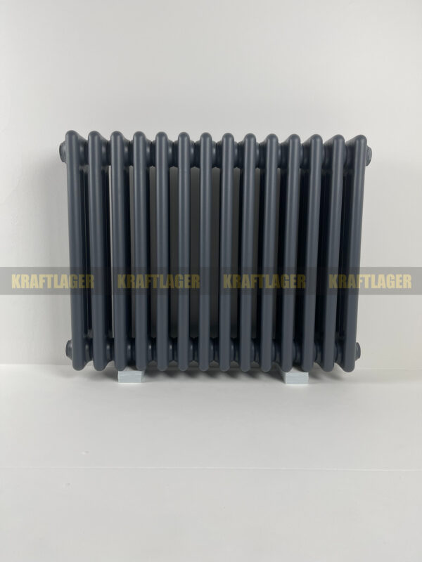 3 kolonnu horizontāls radiators 500 x 650 mm, krāsa - antracīts