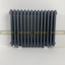 3 kolonnu horizontāls radiators 500 x 650 mm, krāsa - antracīts