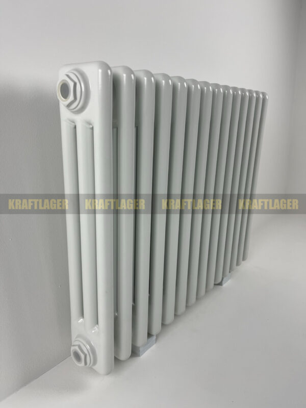 3 kolonnu horizontāls radiators 500 x 650 mm , krāsa - balts
