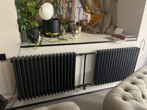 500 x 830 mm horizontāls radiators, krāsa - antracīts photo review