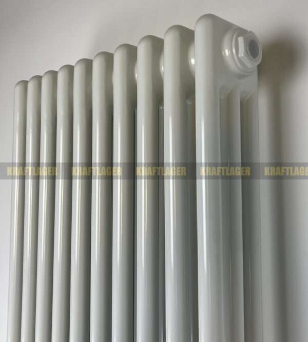 3 kolonnu vertikāls radiators 1800 x 470 mm, krāsa – balts - Image 3