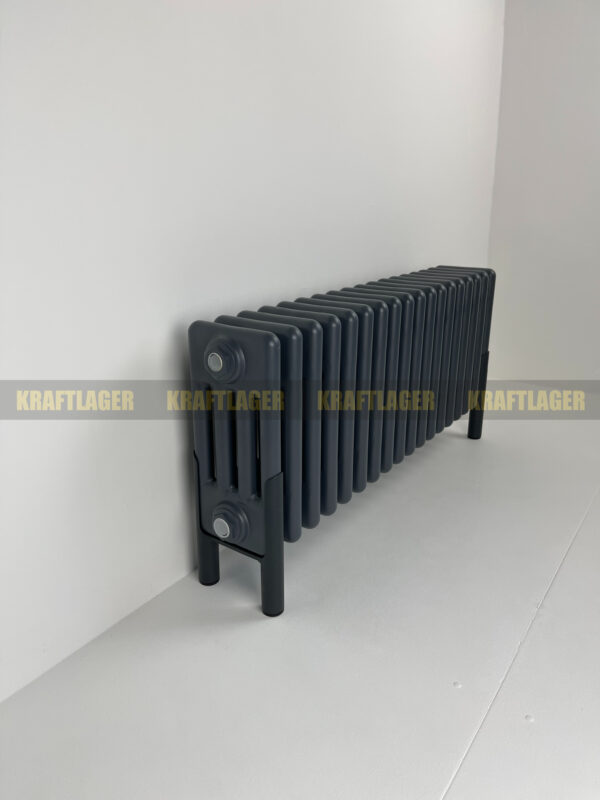 4 kolonnu horizontāls radiators, 300 x 830 mm, krāsa – Antracīts - Image 7