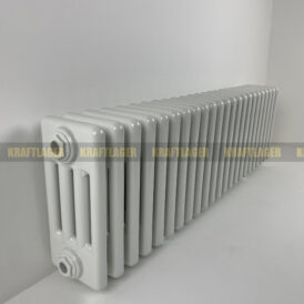 4 kolonnu horizontāls radiators 300 x 830 mm , krāsa – balts