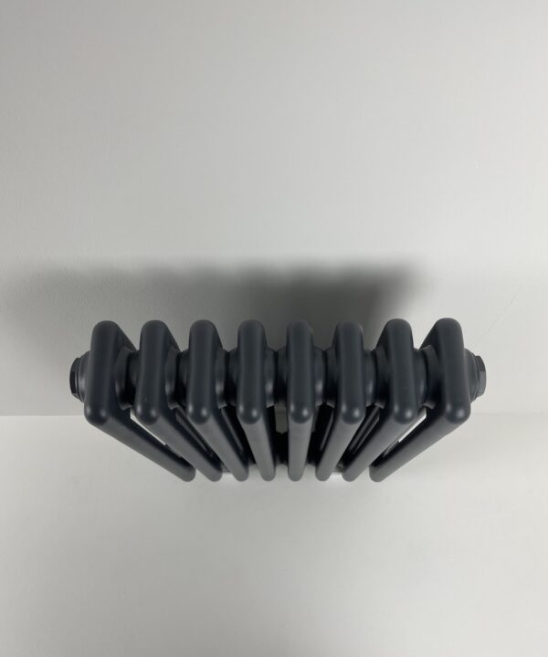 3 kolonnu horizontāls radiators 500 x 380 mm, krāsa – antracīts - Image 7