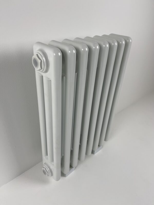 3 kolonnu horizontāls radiators 500 x 380 mm , krāsa – balts - Image 9