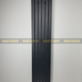 Vertikāls antracīta krāsas radiators 1800 x 408 Duplex - apakšas pieslēgums