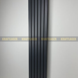 Vertikāls antracīta krāsas radiators 1800 x 408 Duplex