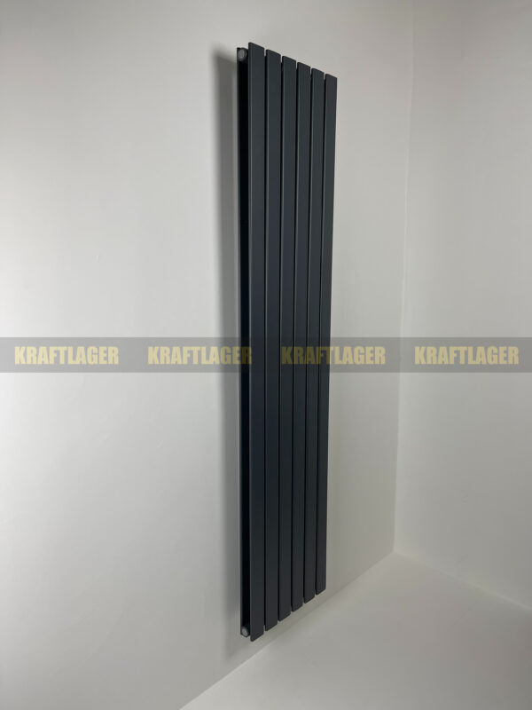 Vertikāls antracīta krāsas radiators 1800 x 408 Duplex - Image 7