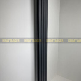Vertikāls antracīta krāsas radiators 1800 x 272 Duplex