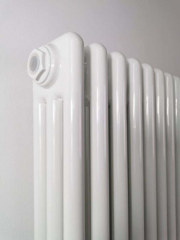 3 kolonnu 1200x470 vertikāls radiators, krāsa –balts (RAL 9010) - Image 2