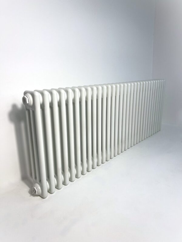 3 kolonnu 500x1415 mm horizontāls radiators, krāsa – balts (RAL 9010) - Image 2